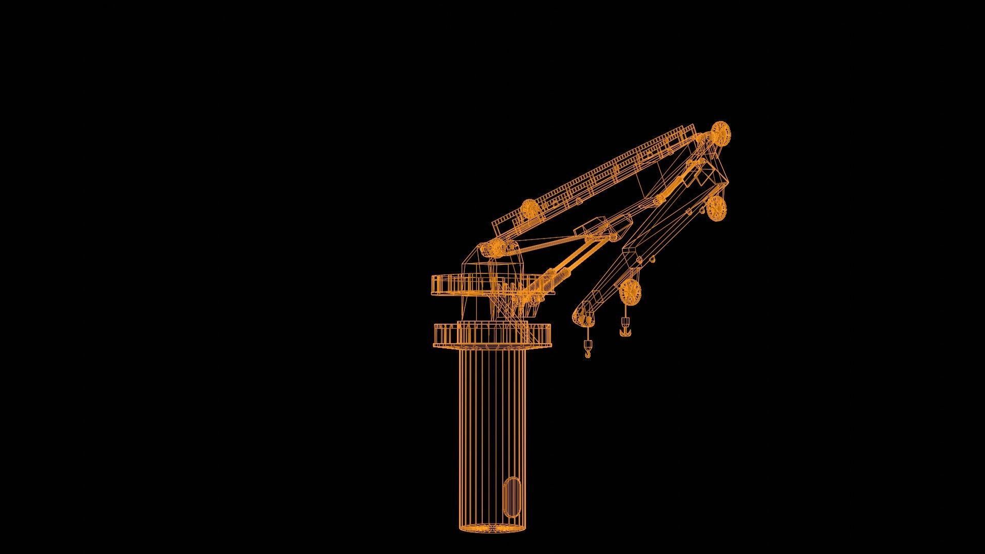 Crane Boom 3D print model_27