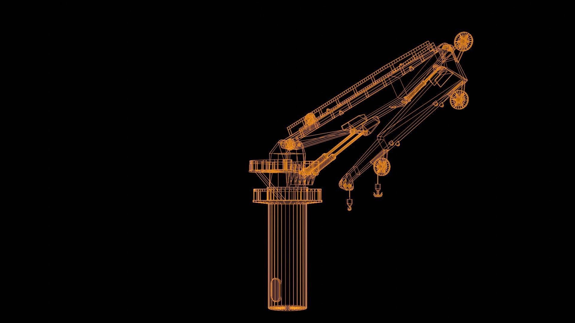 Crane Boom 3D print model_31