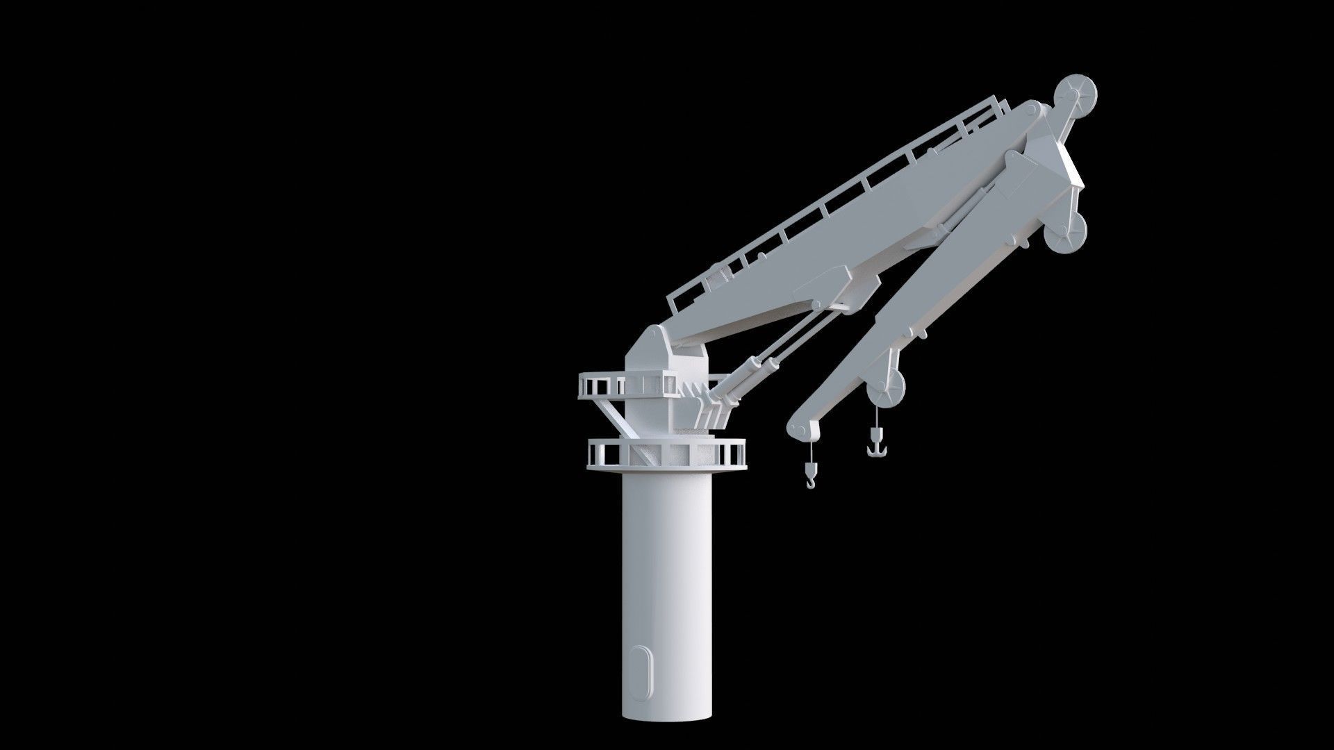 Crane Boom 3D print model_10