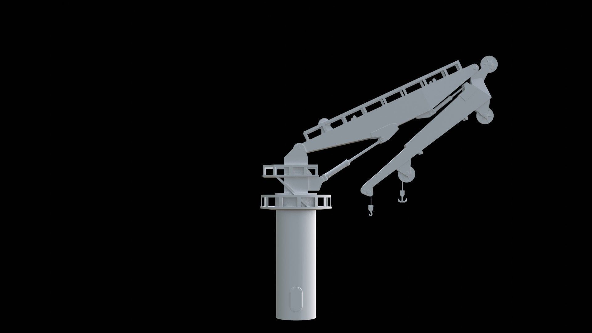 Crane Boom 3D print model_8