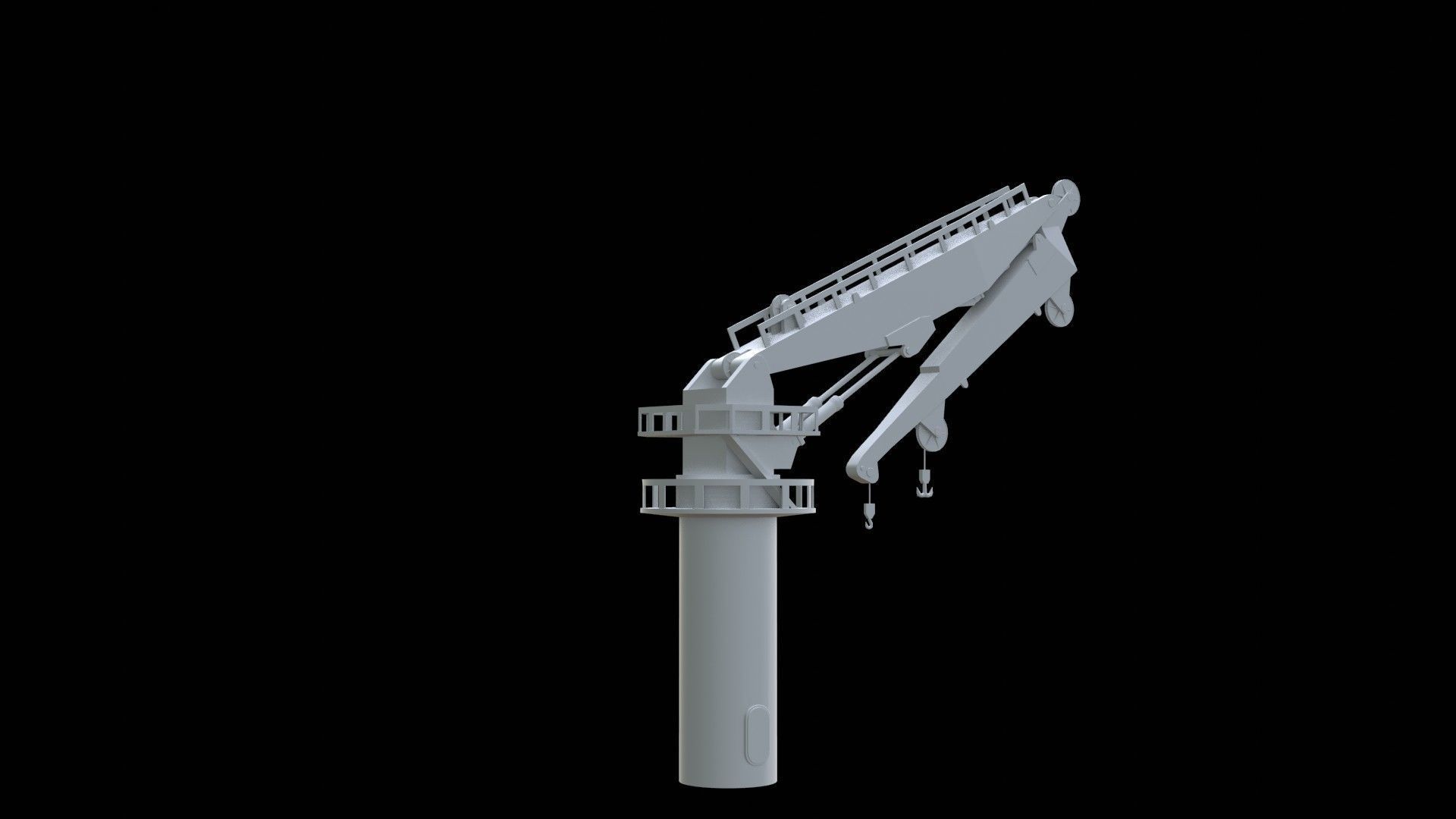Crane Boom 3D print model_6