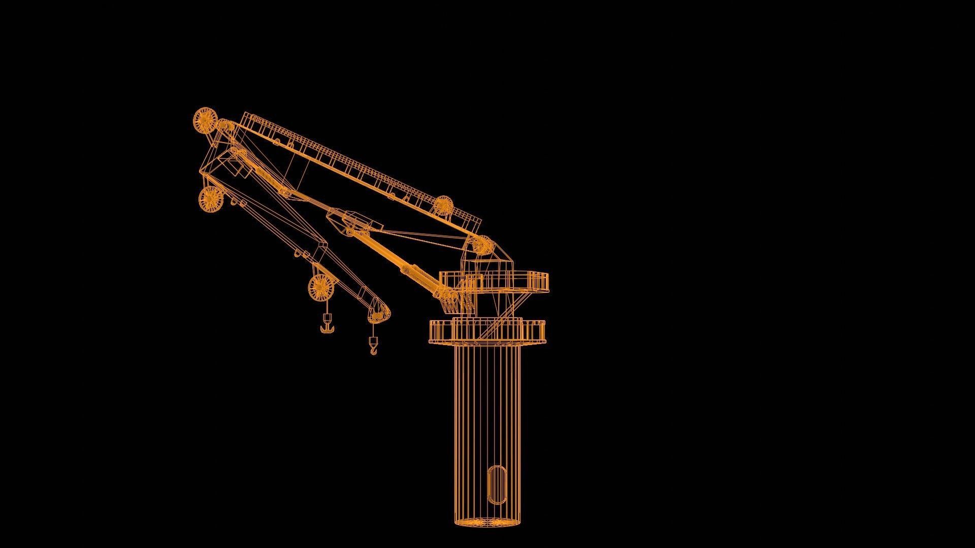 Crane Boom 3D print model_40