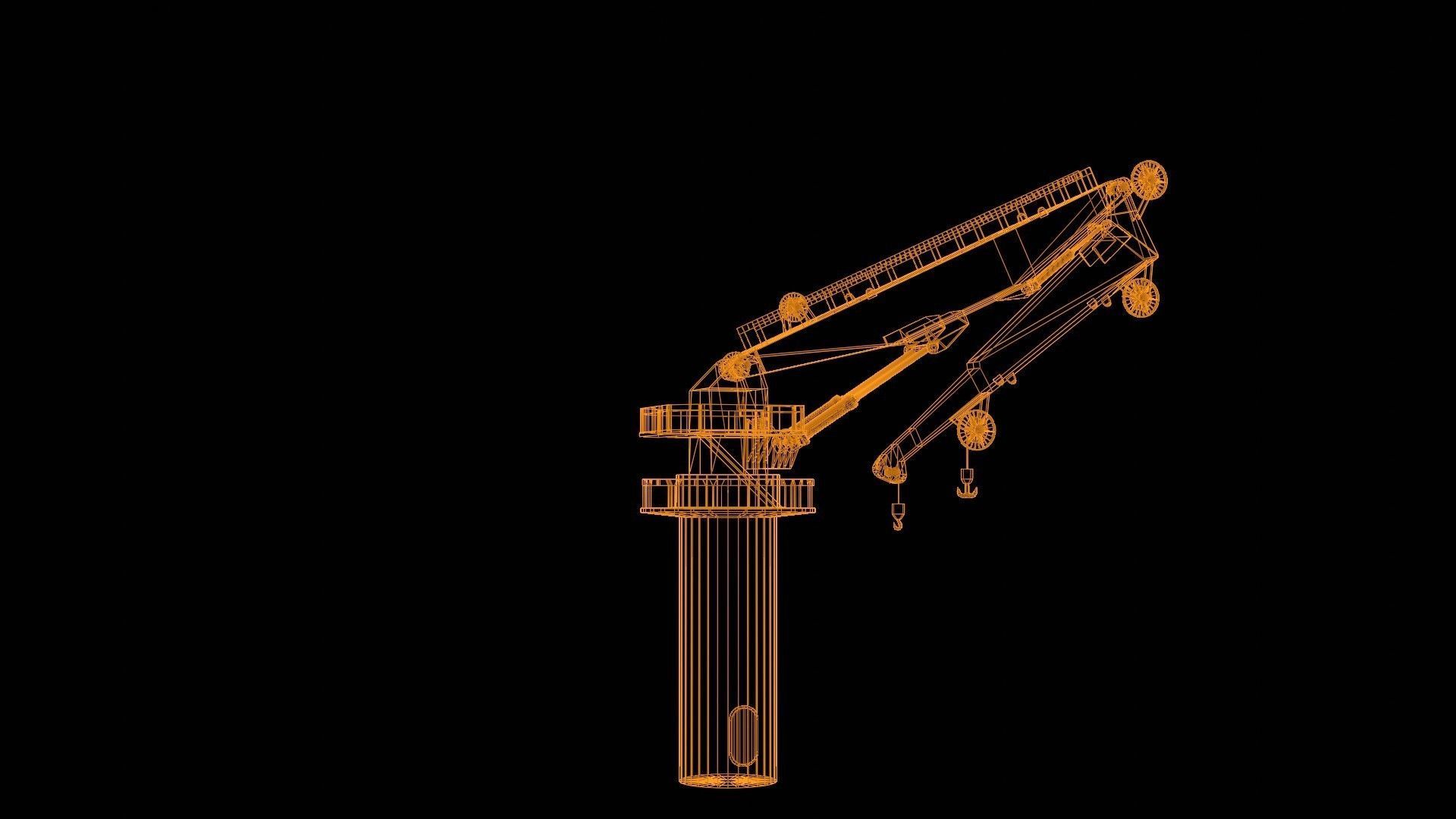 Crane Boom 3D print model_28