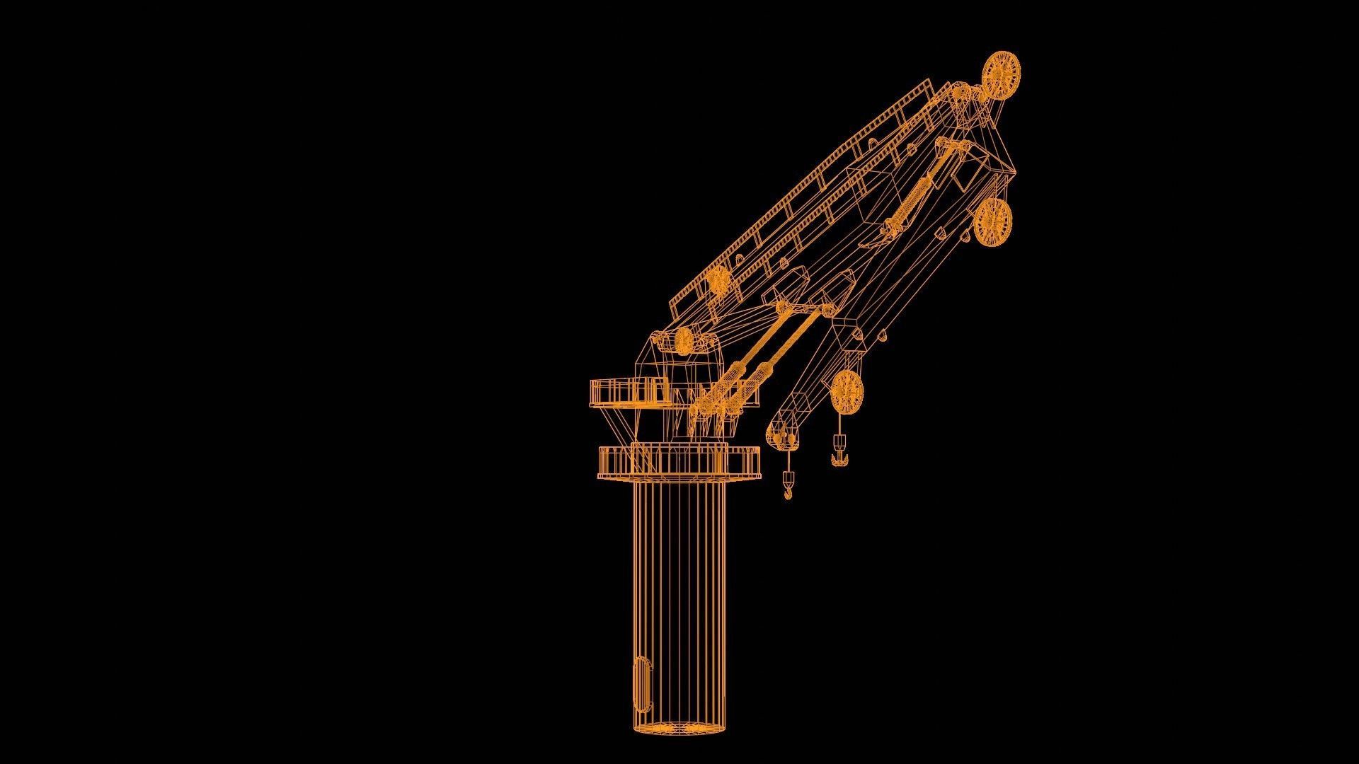 Crane Boom 3D print model_32