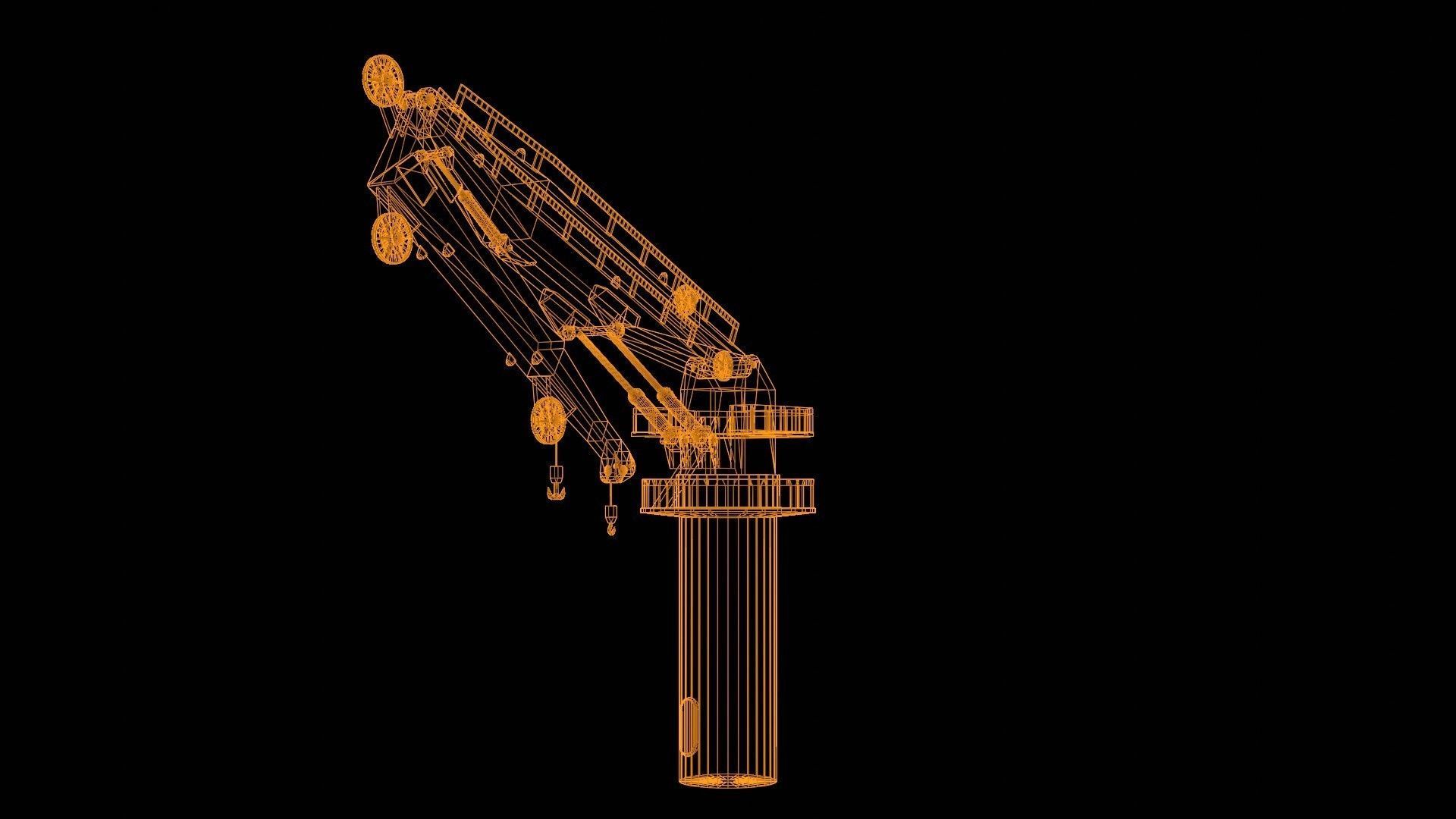 Crane Boom 3D print model_36