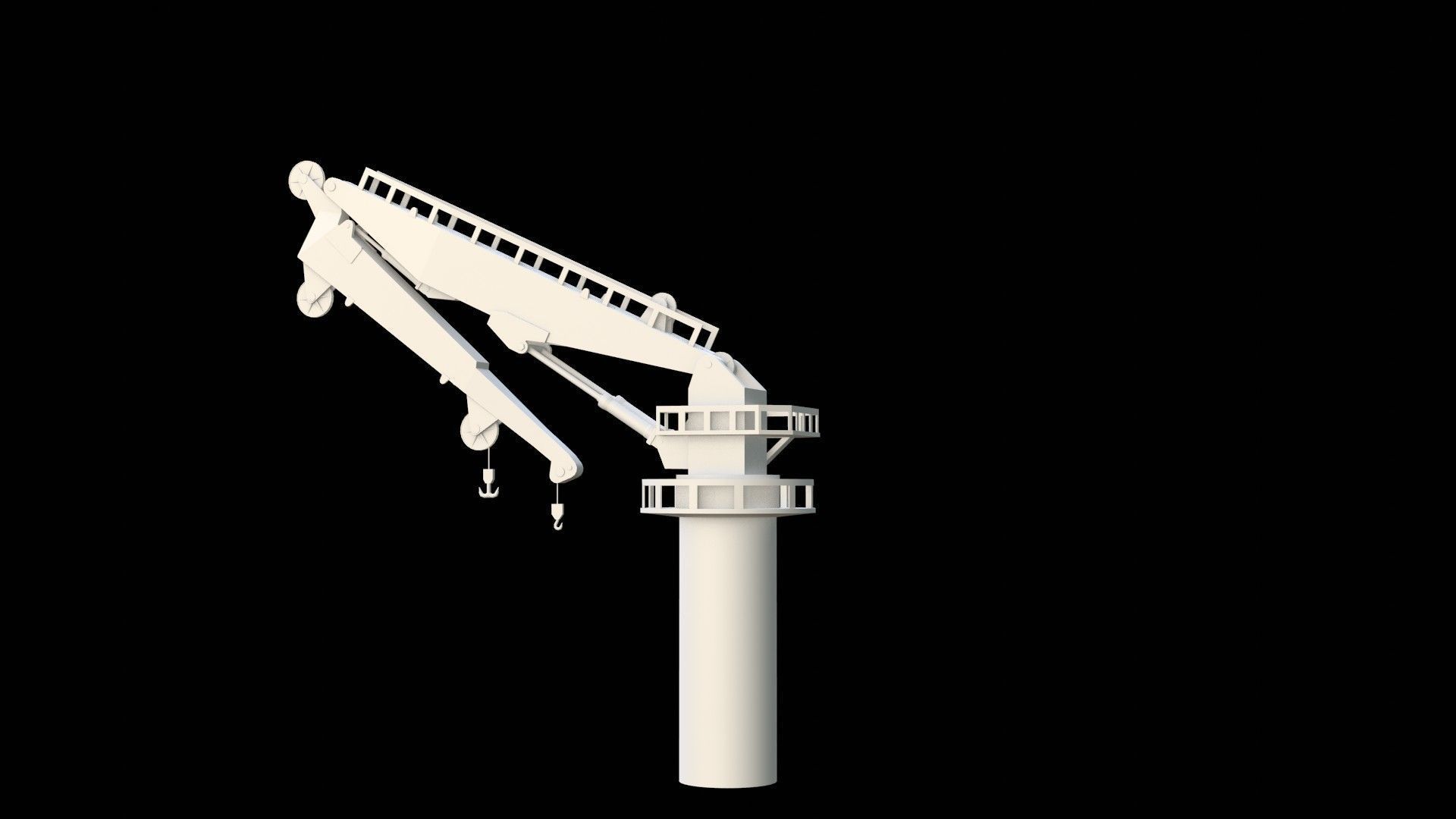 Crane Boom 3D print model_19
