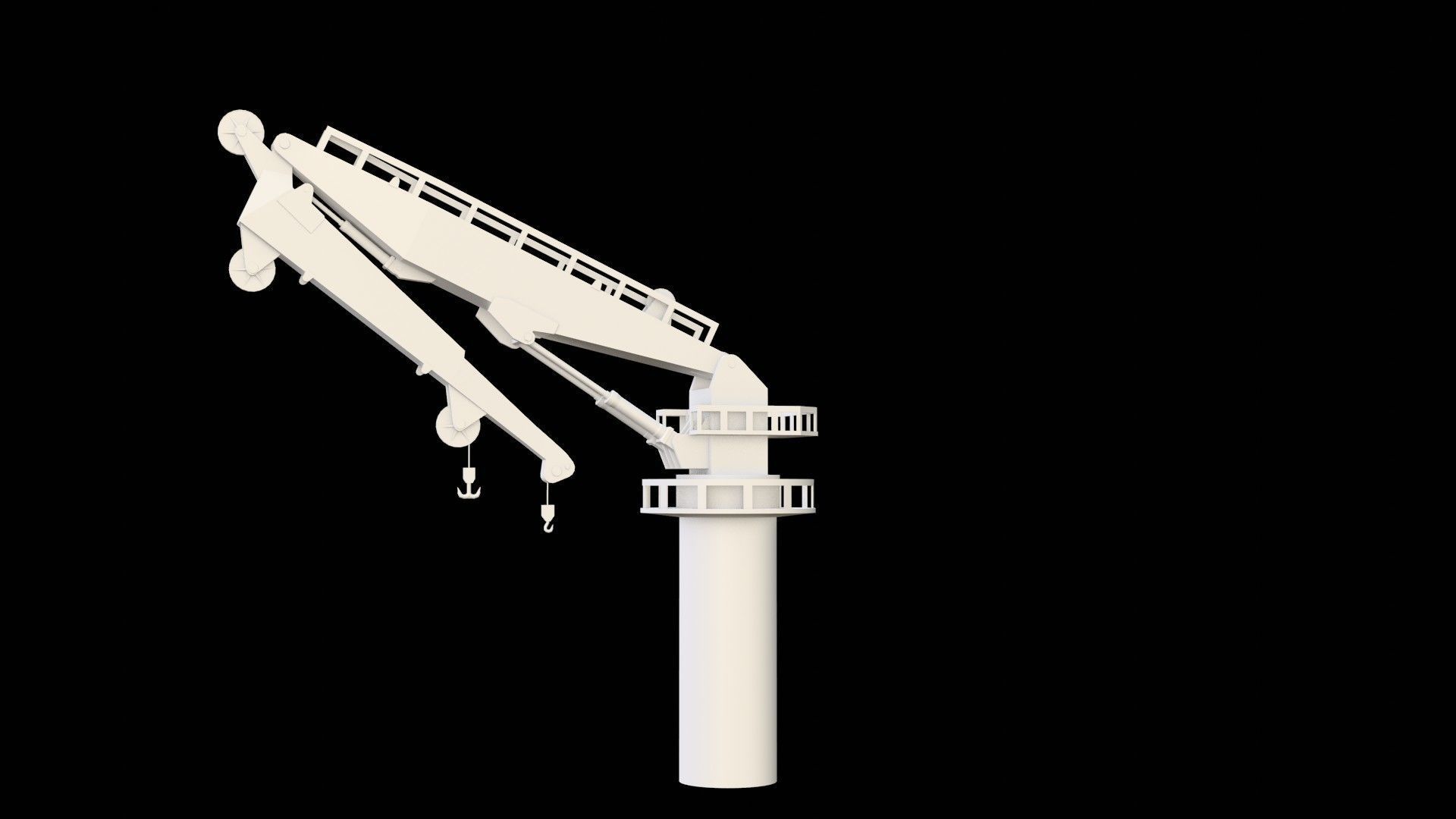 Crane Boom 3D print model_17