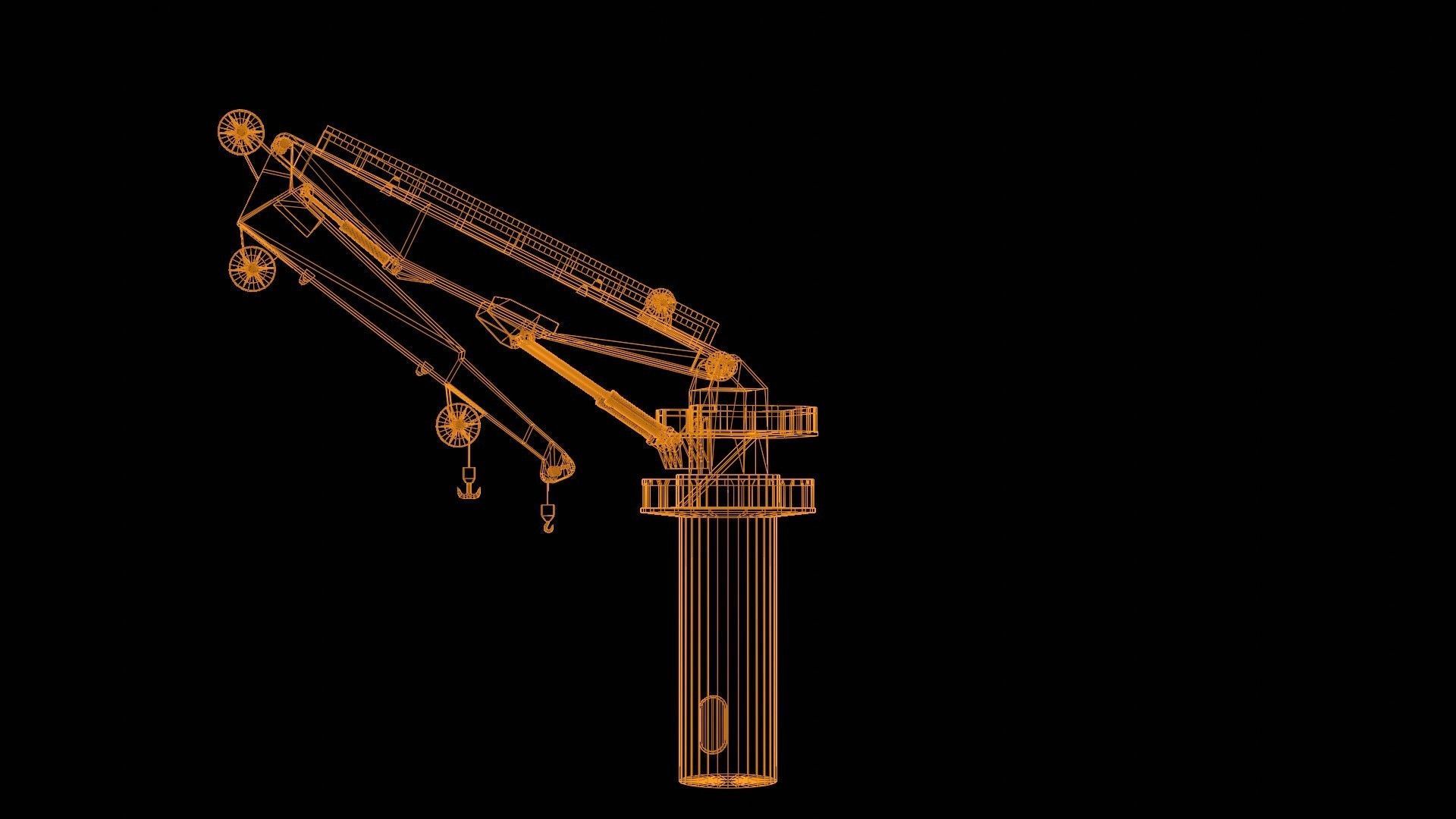 Crane Boom 3D print model_38