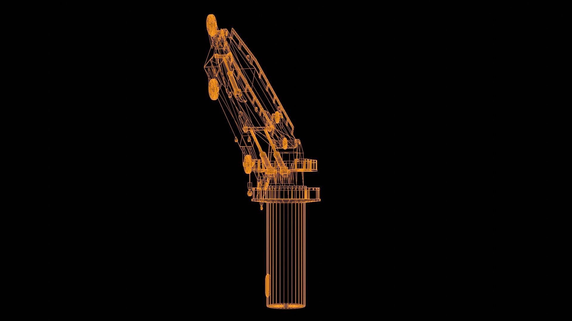 Crane Boom 3D print model_33