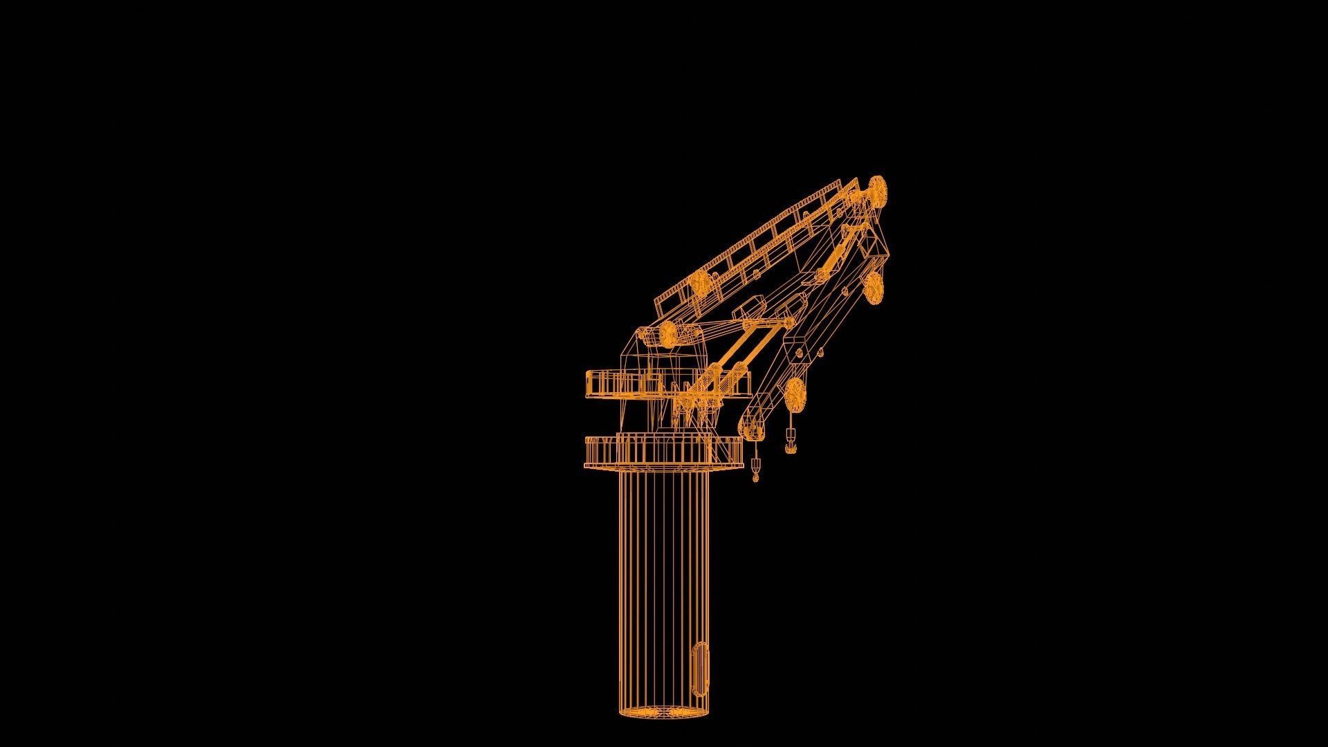 Crane Boom 3D print model_26