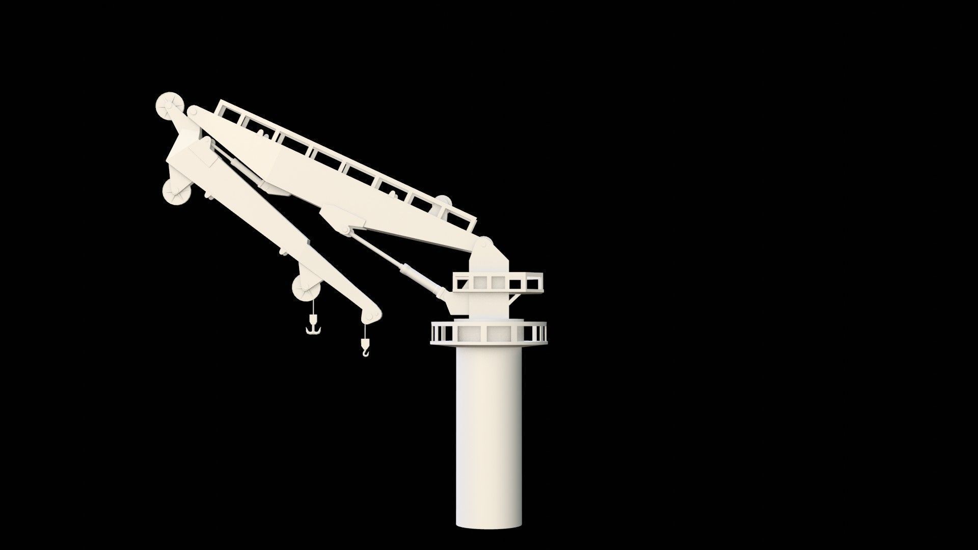 Crane Boom 3D print model_18