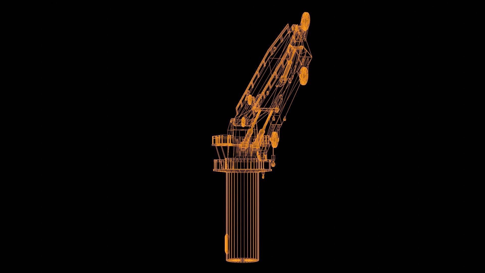 Crane Boom 3D print model_34