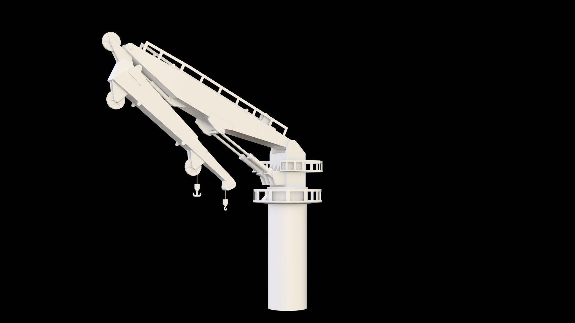 Crane Boom 3D print model_16
