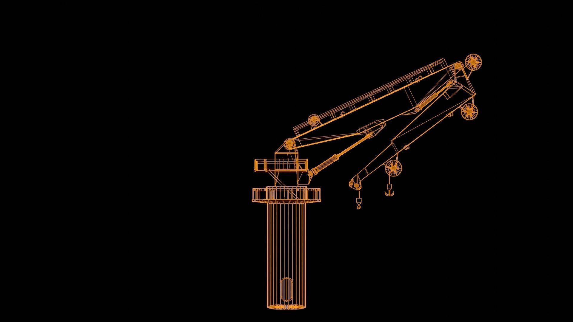 Crane Boom 3D print model_29