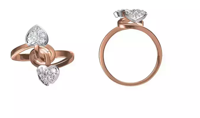 Wedding Engagement Women Ring STL FBX JCD Details