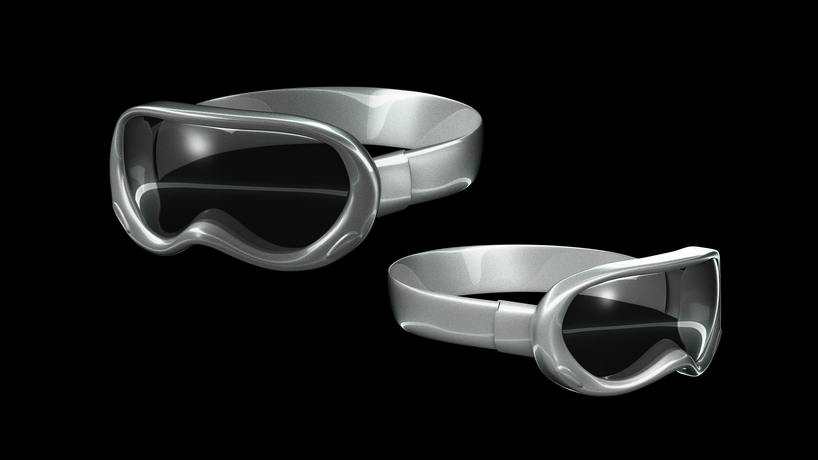 Basemesh Eyeglasses Collection 3D model_14