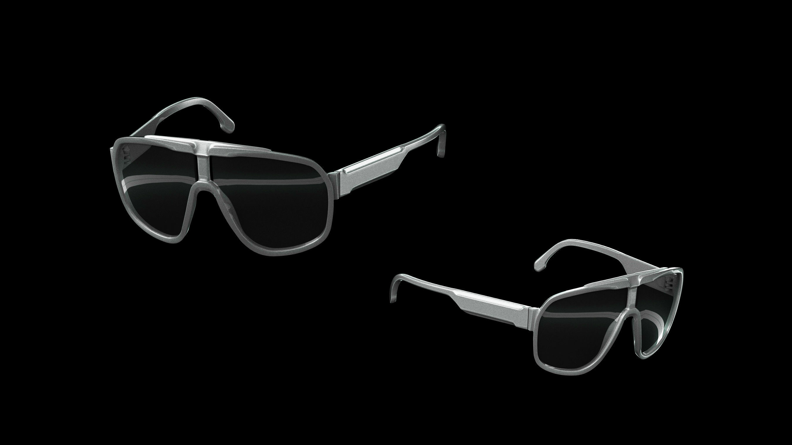 Basemesh Eyeglasses Collection 3D model_22