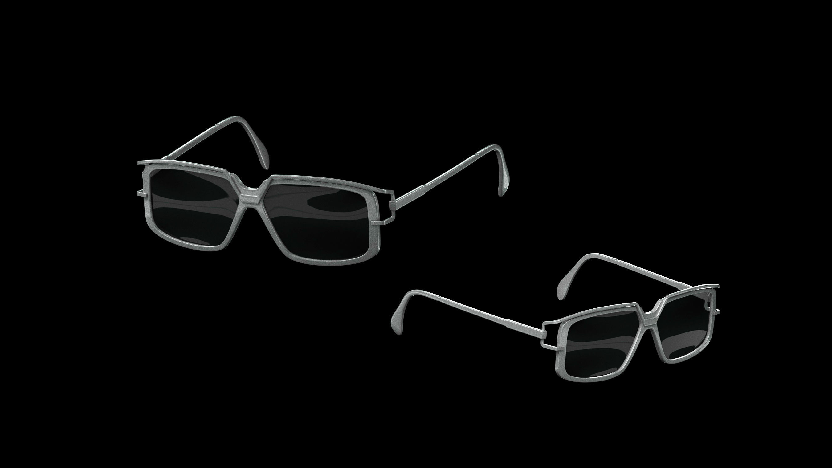 Basemesh Eyeglasses Collection 3D model_31