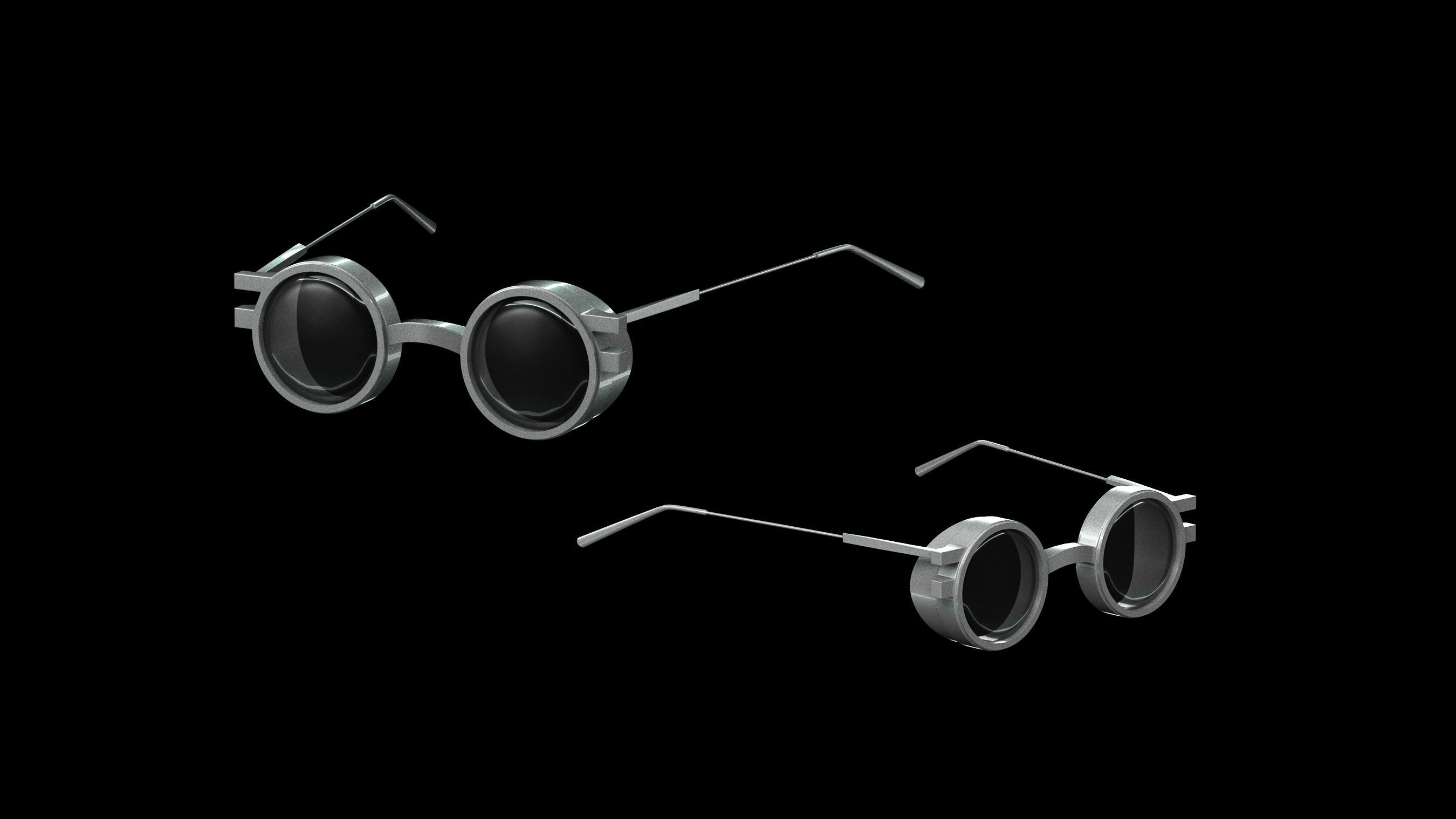 Basemesh Eyeglasses Collection 3D model_32