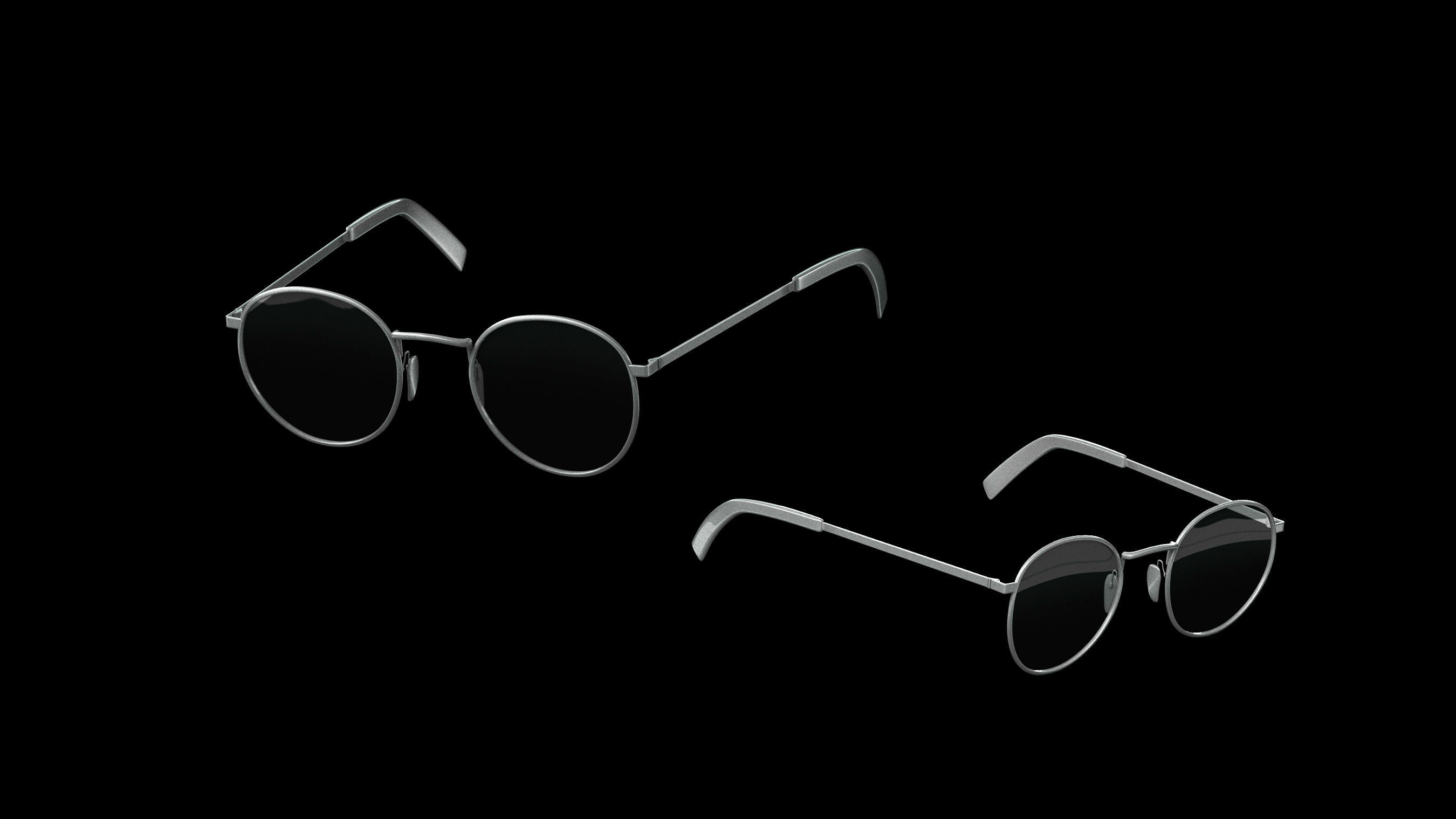 Basemesh Eyeglasses Collection 3D model_49