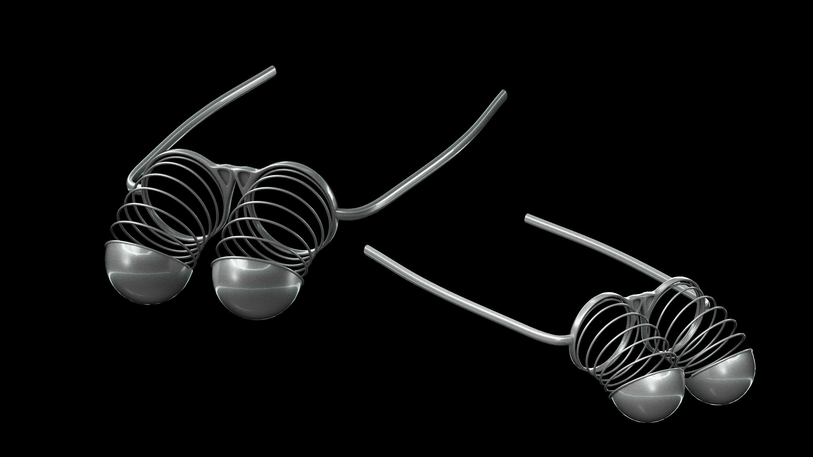 Basemesh Eyeglasses Collection 3D model_41