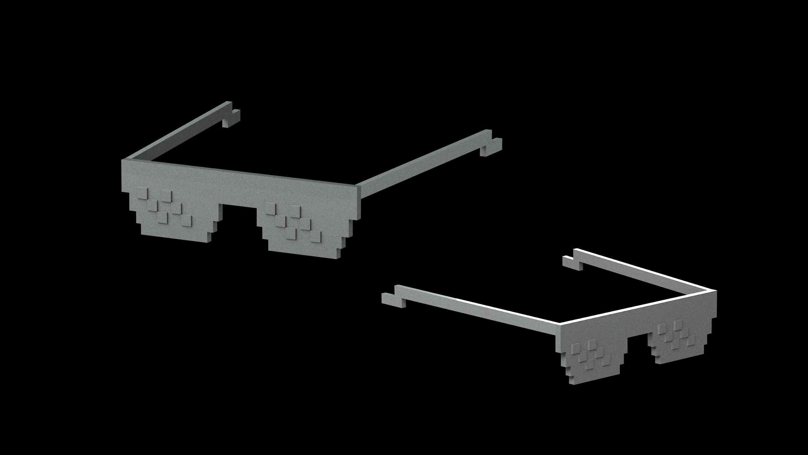 Basemesh Eyeglasses Collection 3D model_36