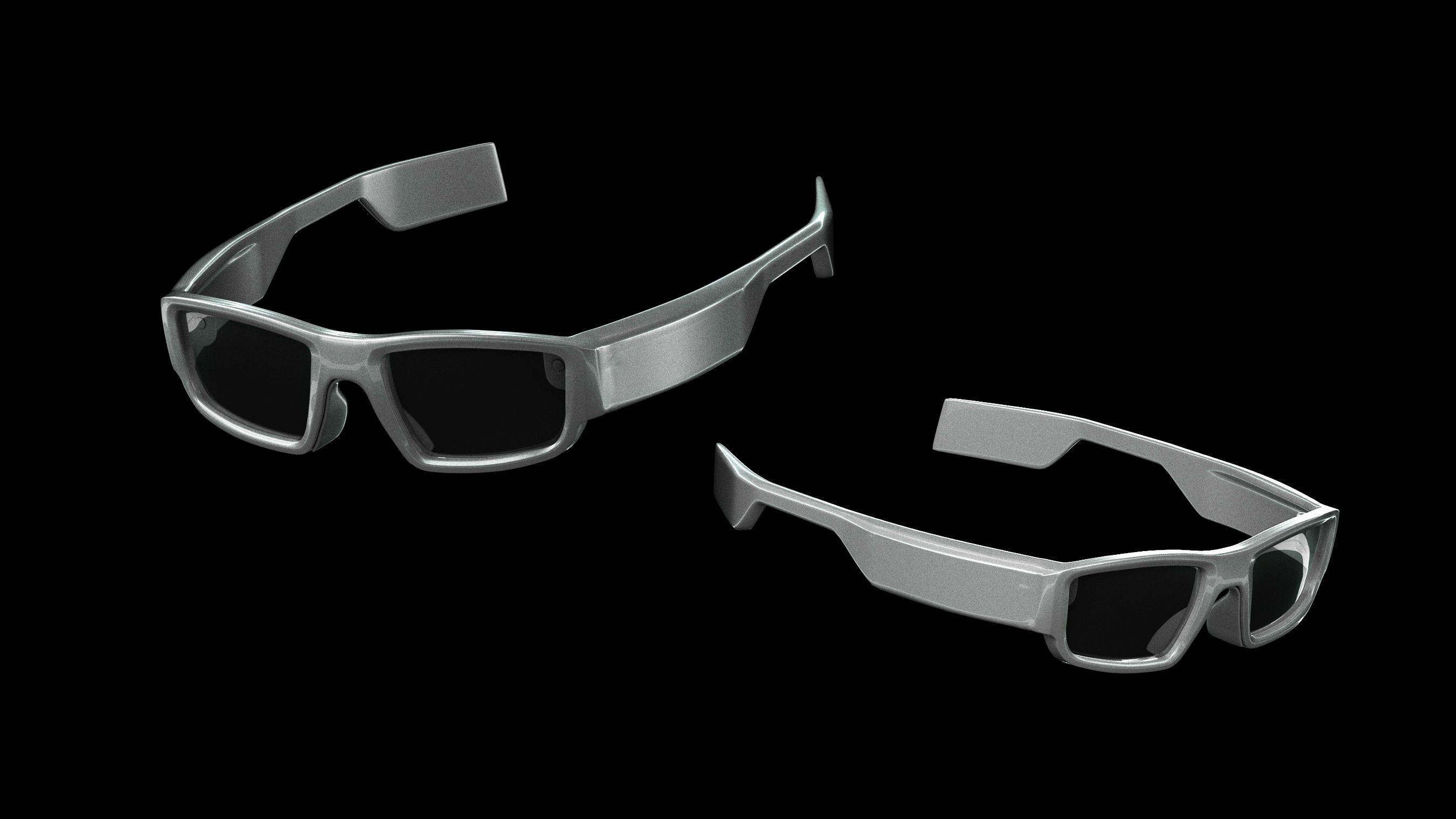 Basemesh Eyeglasses Collection 3D model_66