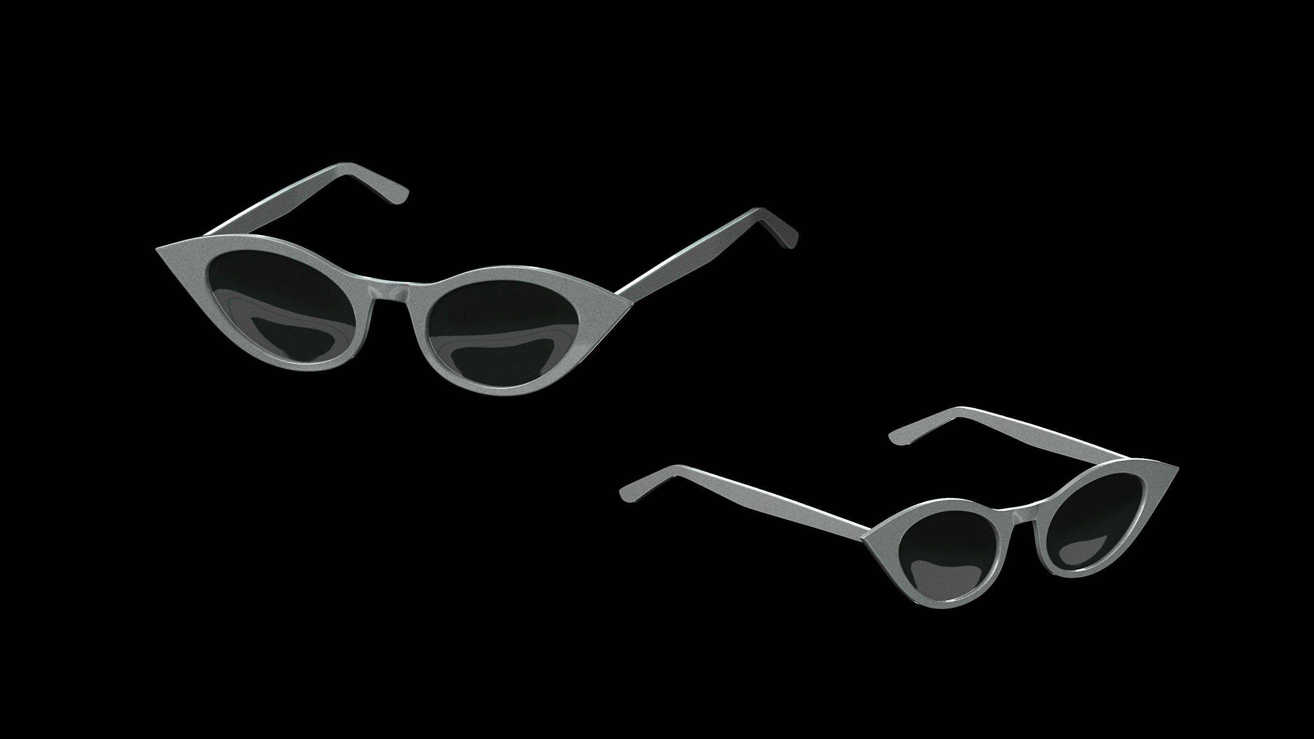 Basemesh Eyeglasses Collection 3D model_28