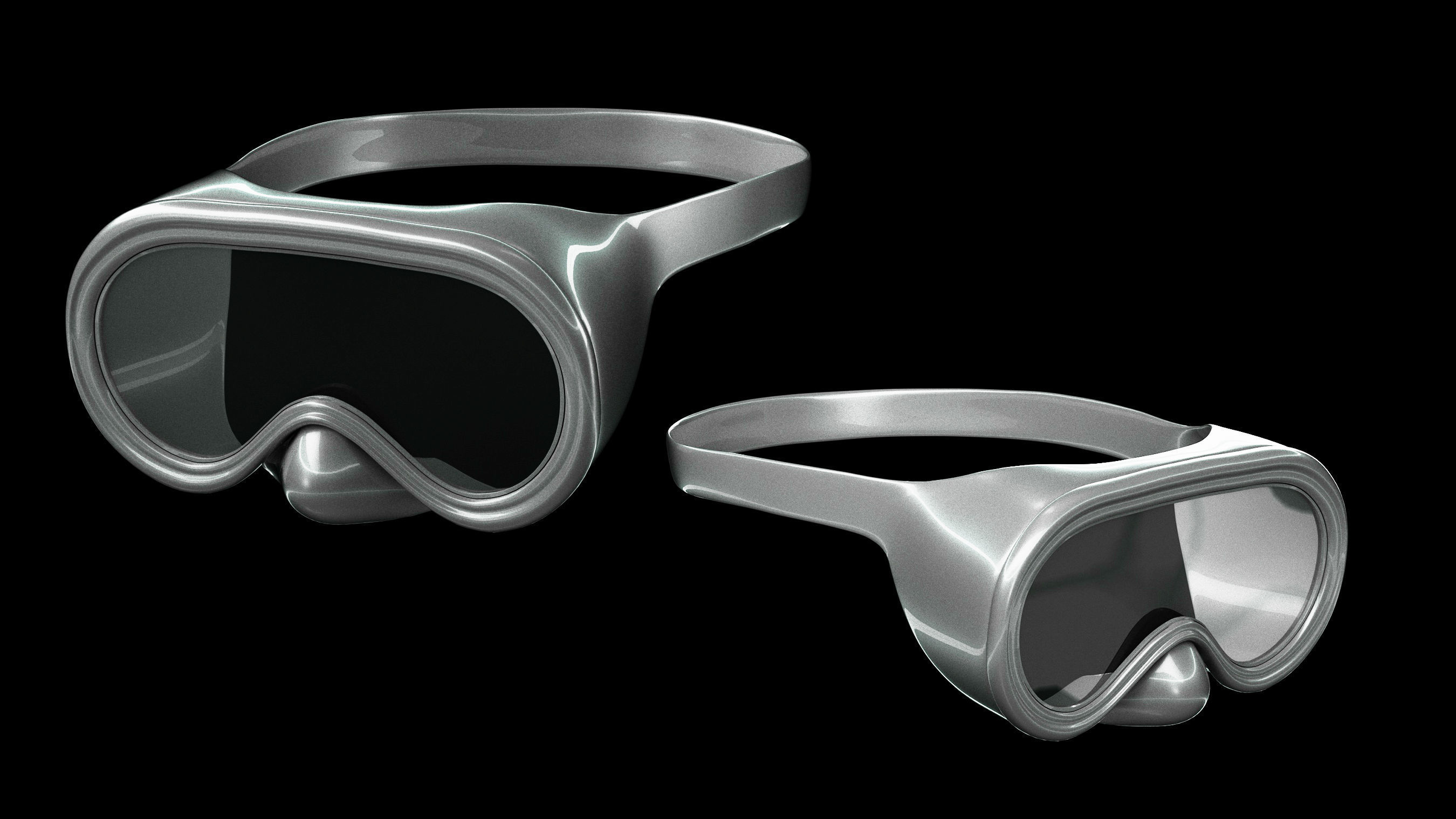 Basemesh Eyeglasses Collection 3D model_11