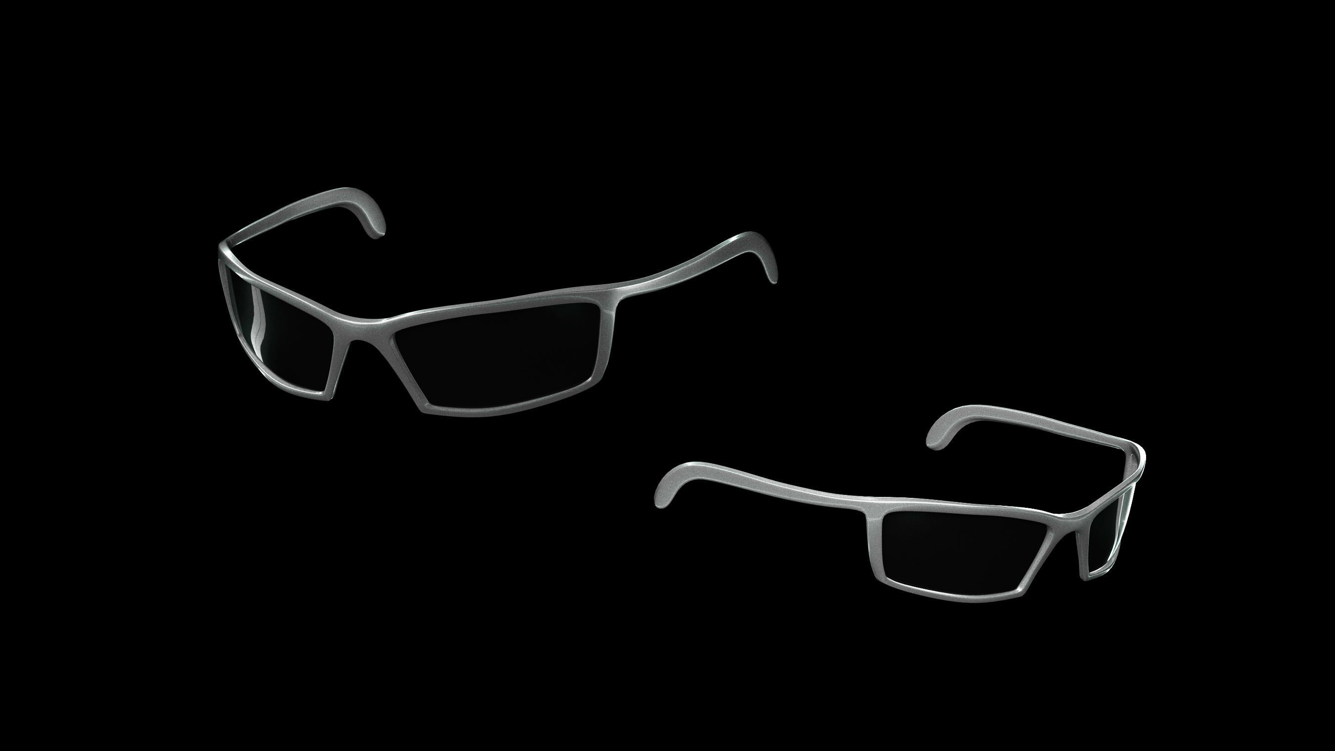 Basemesh Eyeglasses Collection 3D model_71
