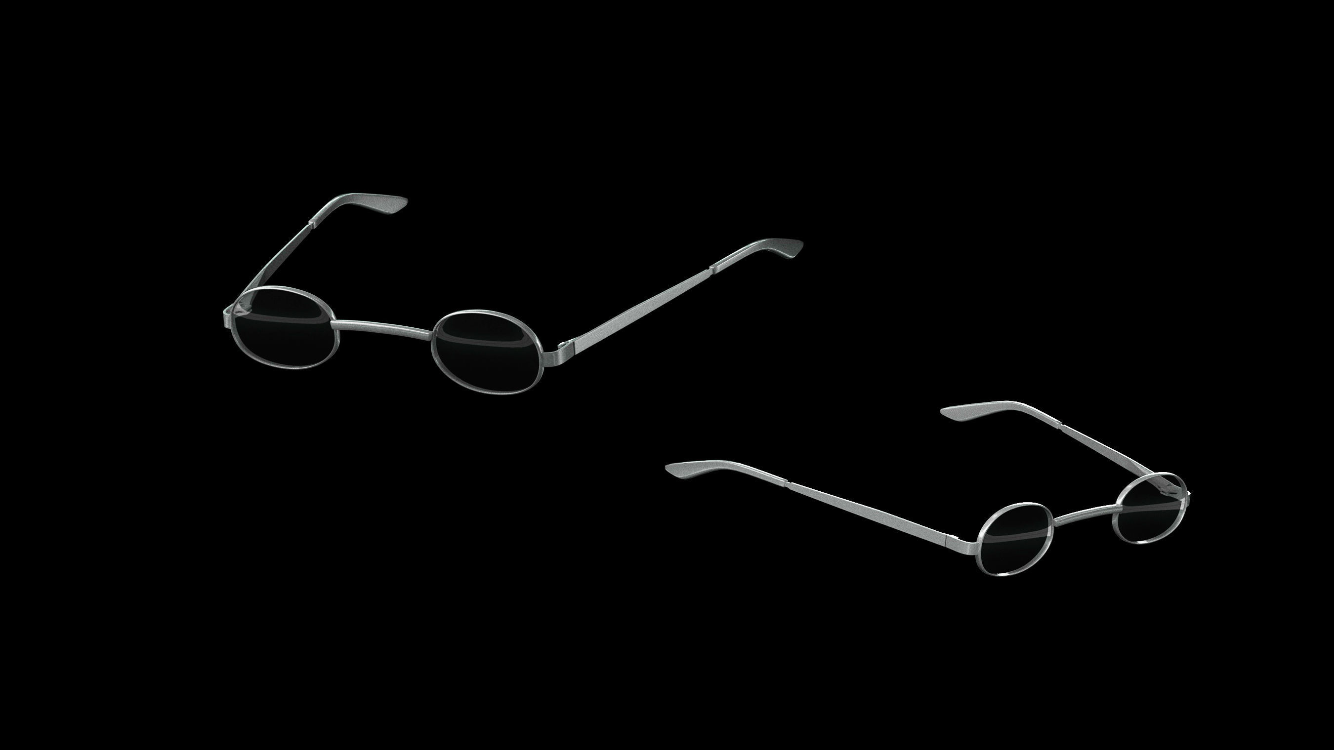 Basemesh Eyeglasses Collection 3D model_55