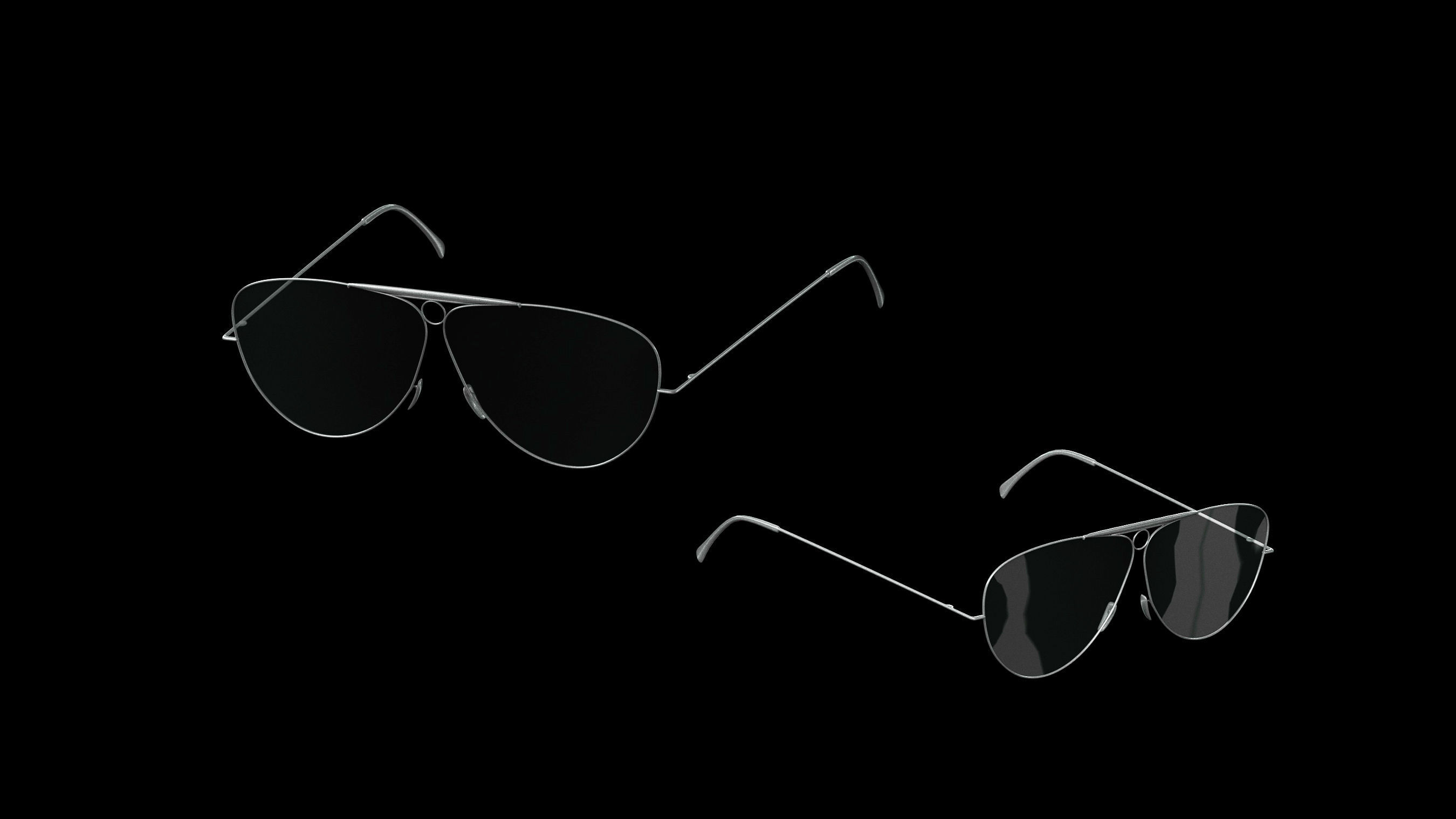 Basemesh Eyeglasses Collection 3D model_38