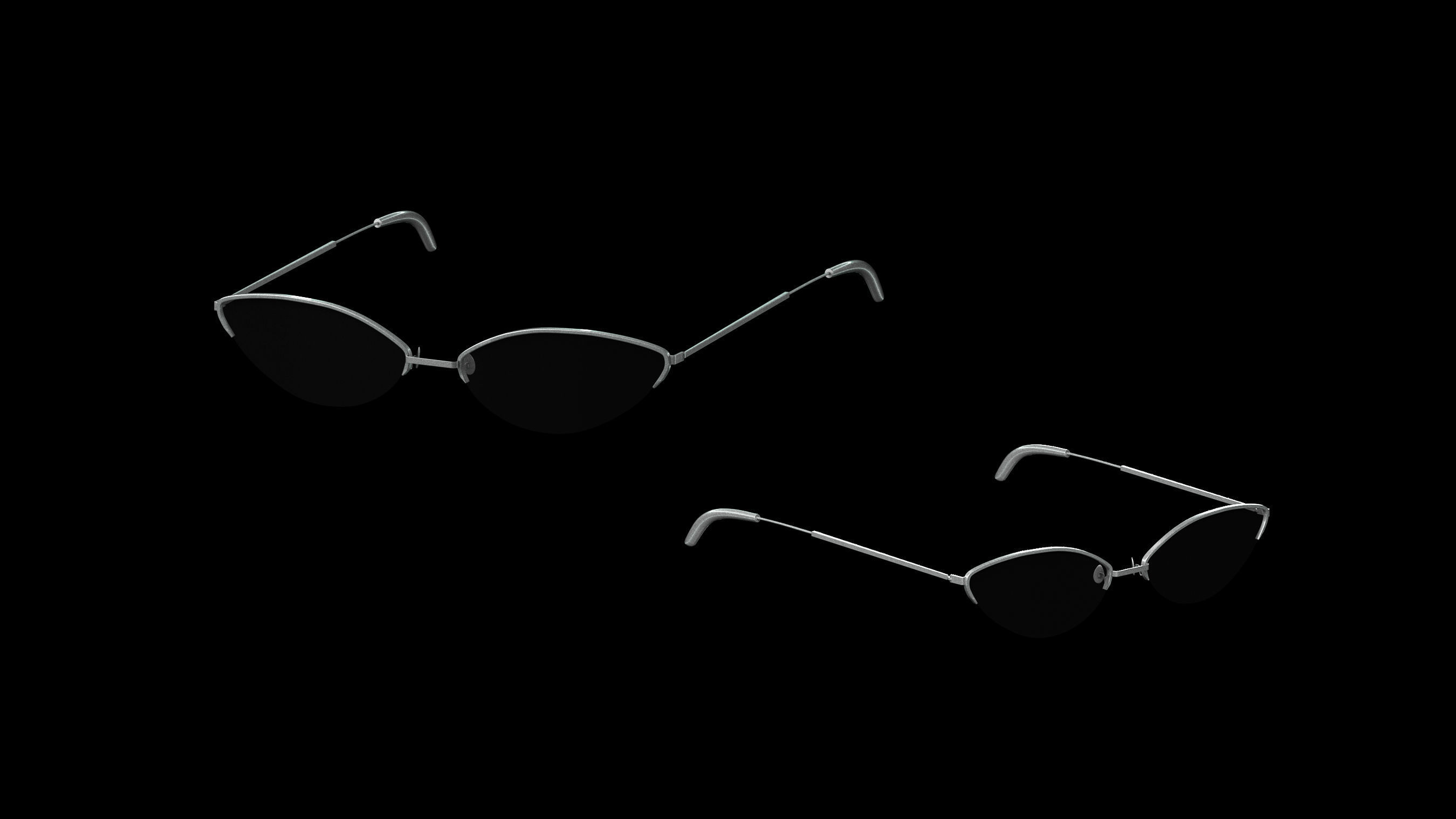 Basemesh Eyeglasses Collection 3D model_53