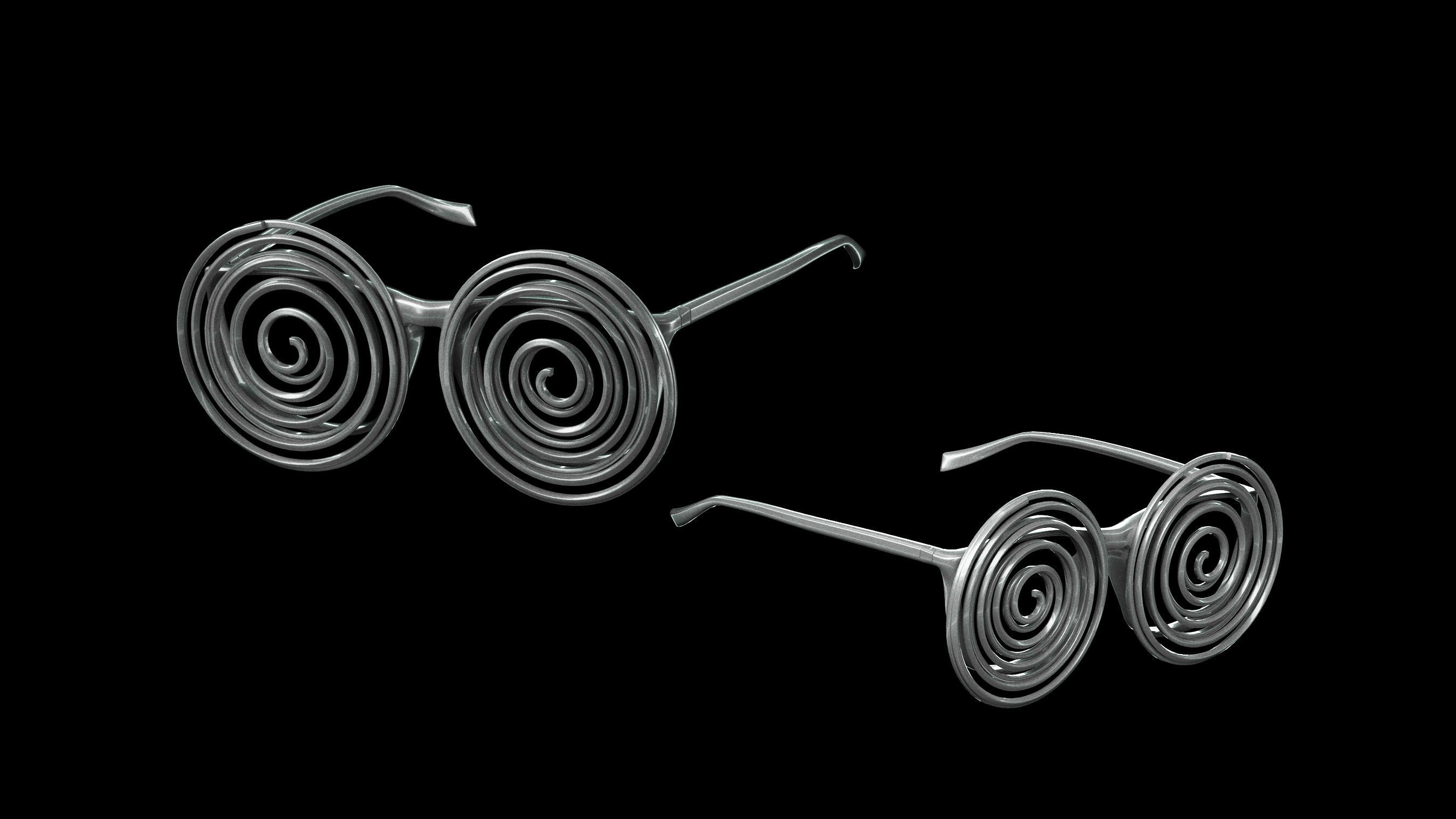 Basemesh Eyeglasses Collection 3D model_39