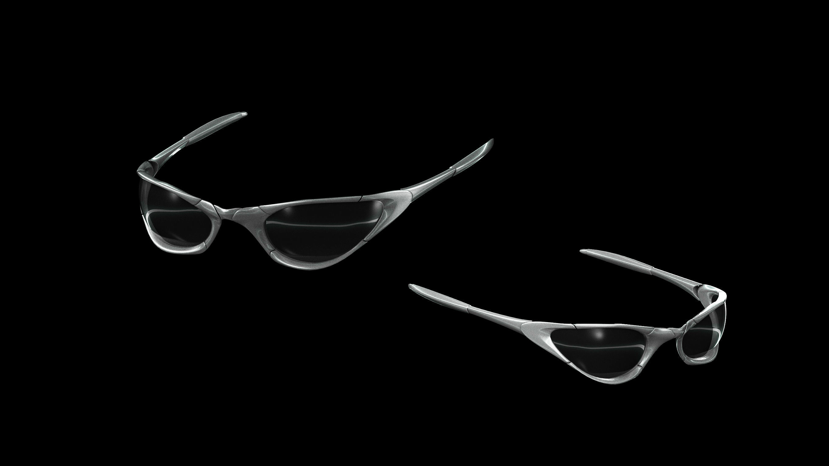 Basemesh Eyeglasses Collection 3D model_68