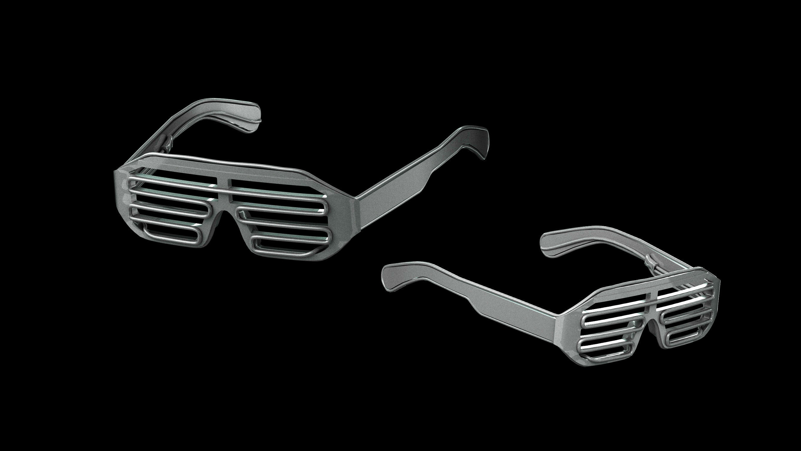 Basemesh Eyeglasses Collection 3D model_40