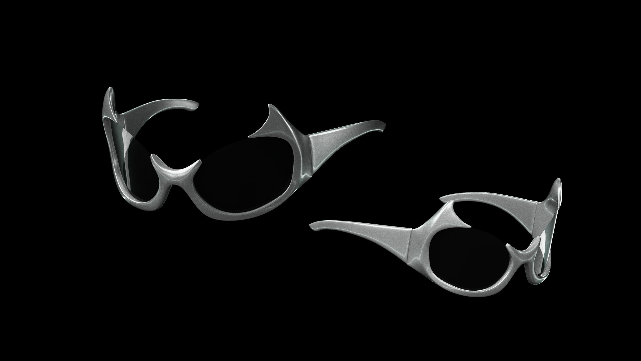 Basemesh Eyeglasses Collection 3D model_59