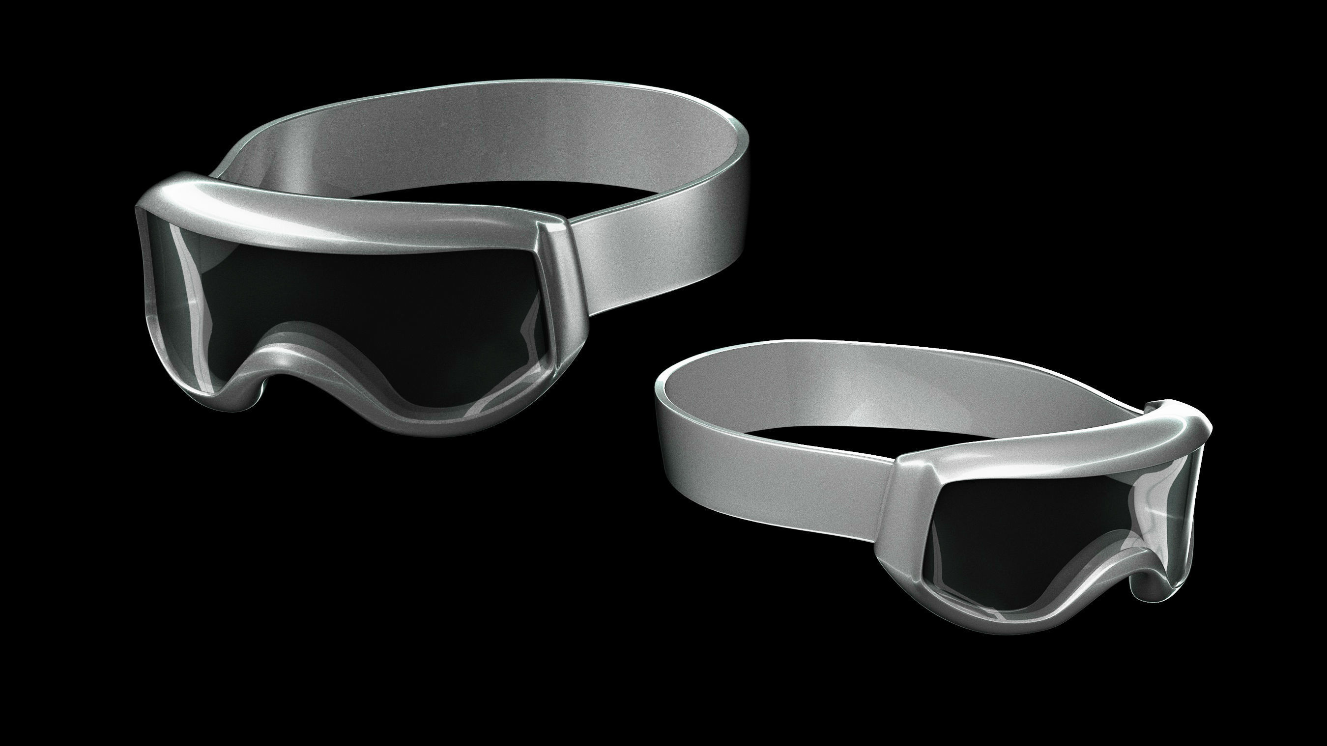 Basemesh Eyeglasses Collection 3D model_12