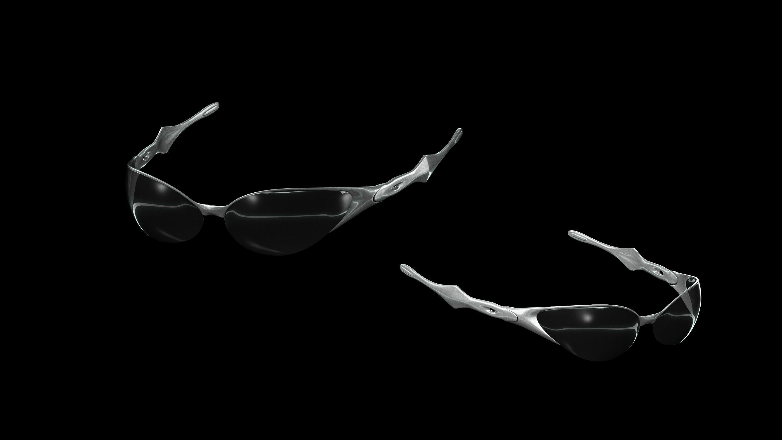 Basemesh Eyeglasses Collection 3D model_69