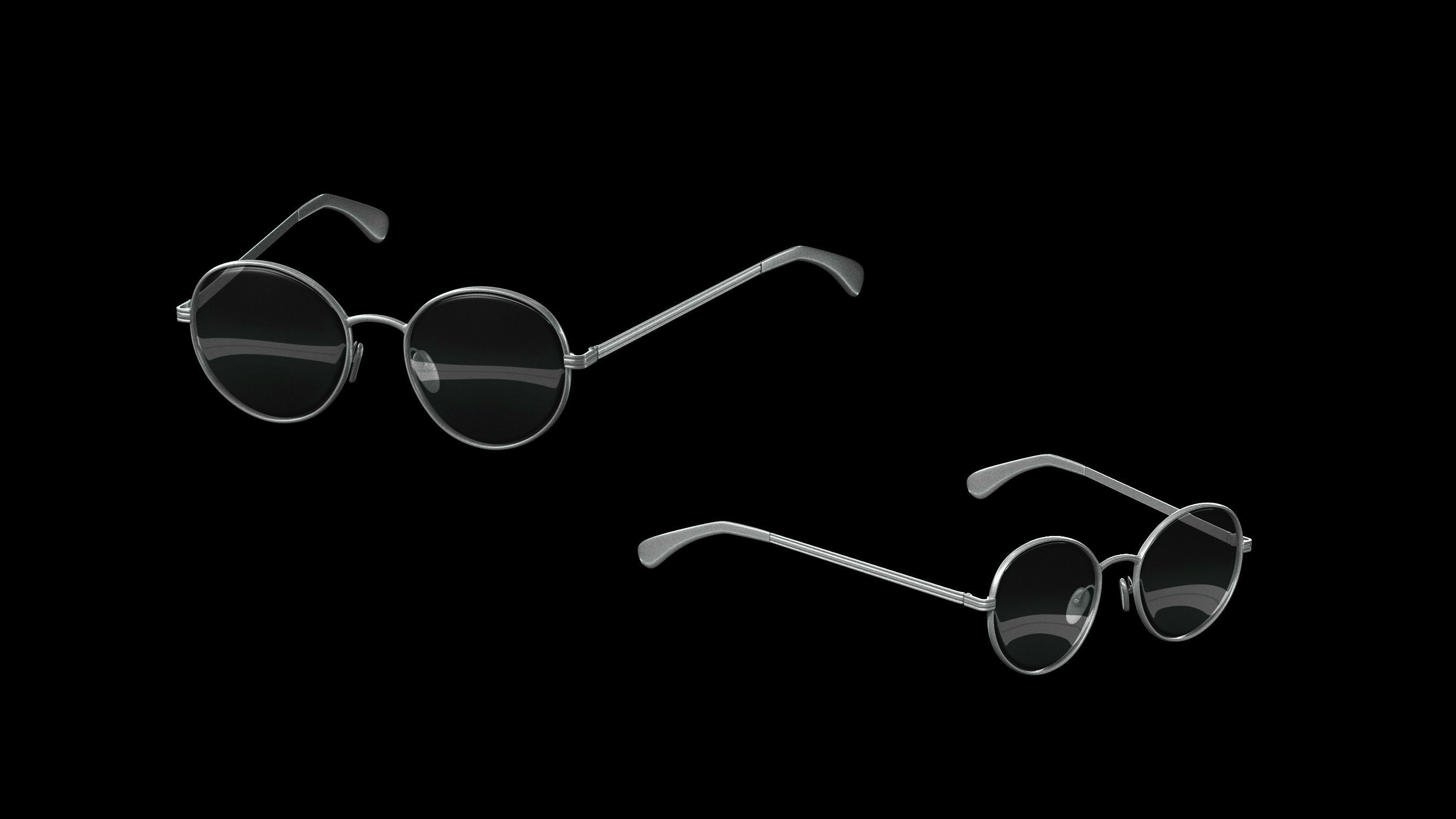 Basemesh Eyeglasses Collection 3D model_26