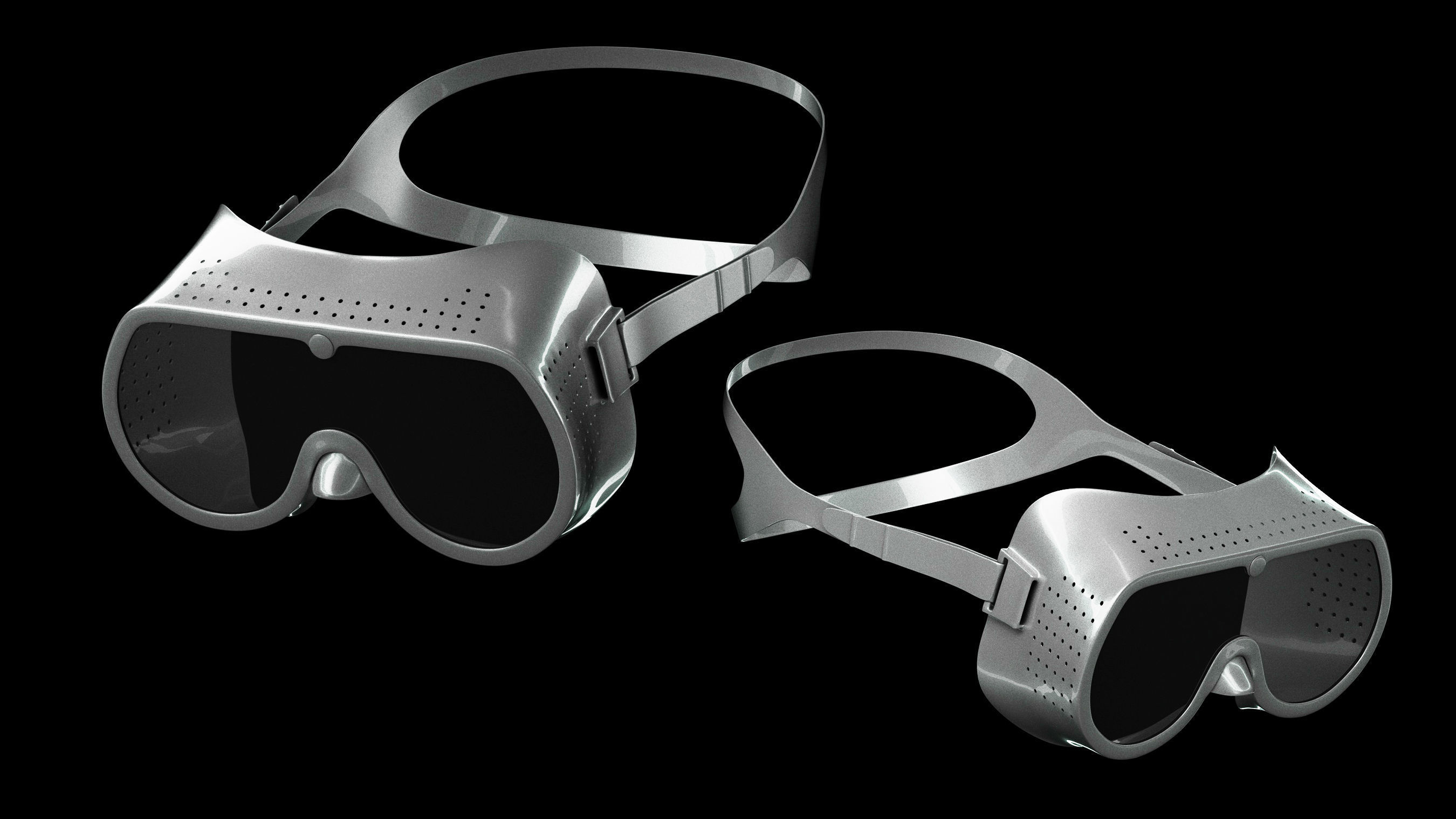 Basemesh Eyeglasses Collection 3D model_17