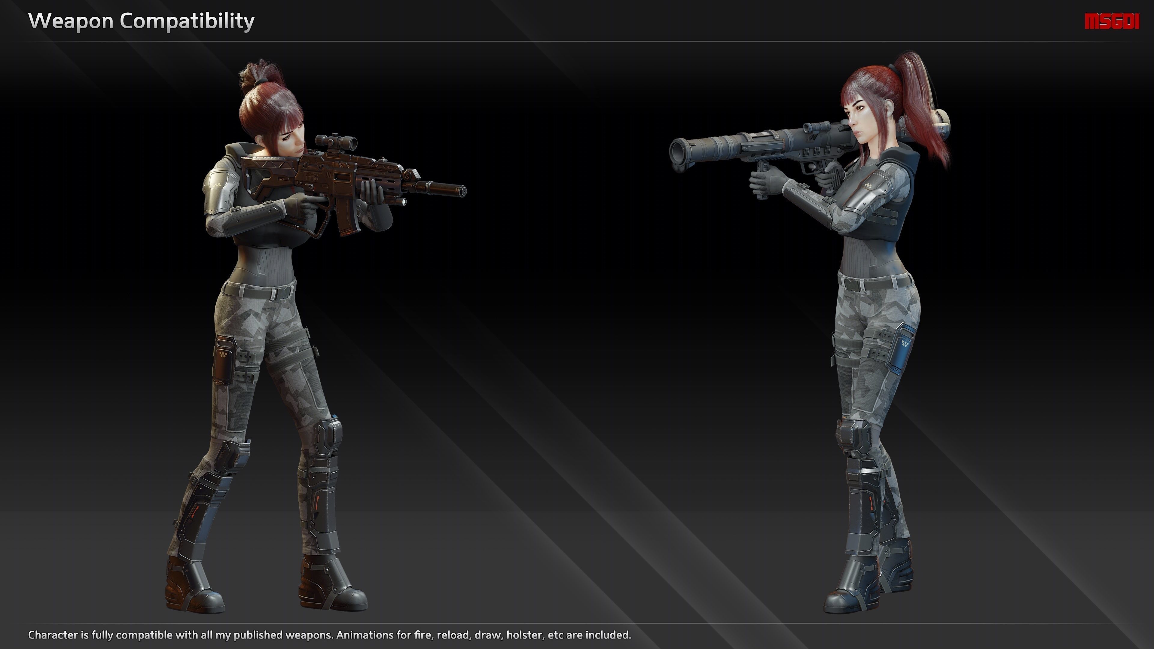 Scifi Female Character Collection _6