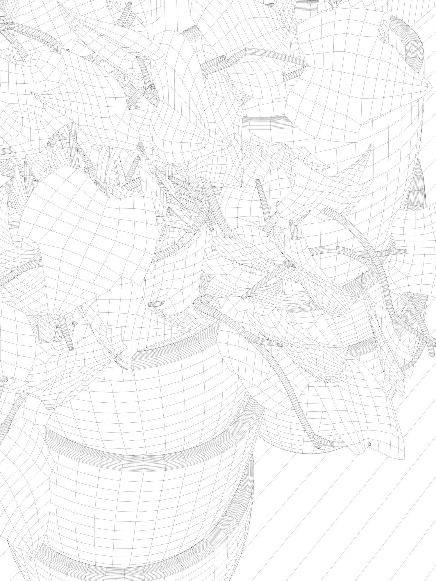 Vase Set 134 3D model_4