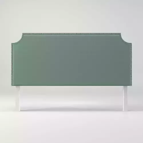 nailhead - headboard - king size headboard - modern headboard Low-poly 3D model