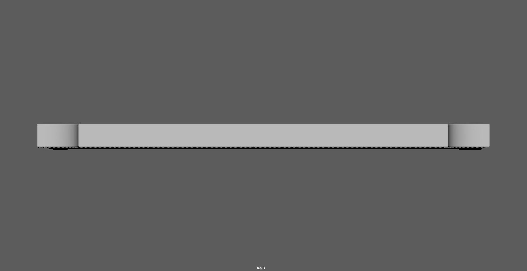 nailhead - headboard - king size headboard - modern headboard Low-poly 3D model_9