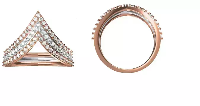 Wedding Engagement Women Ring STL FBX JCD Details