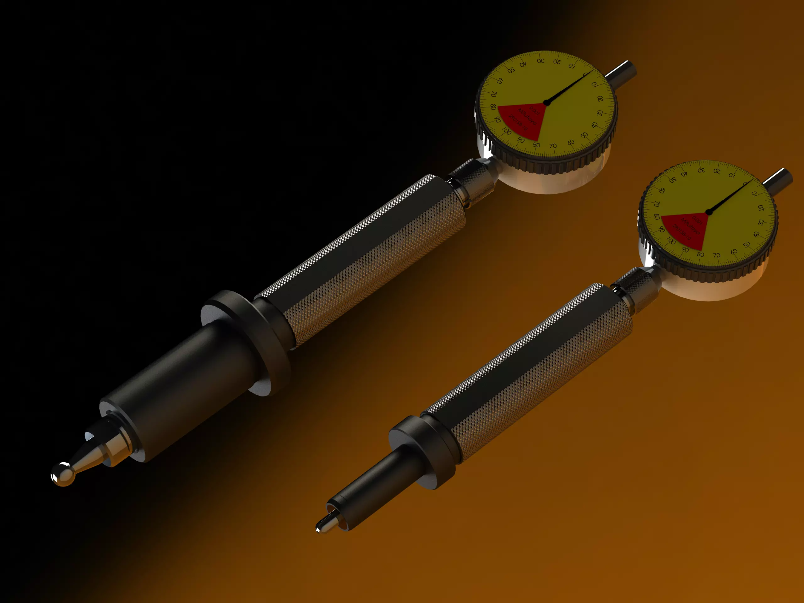 Hole Depth Gauge 3D model_0