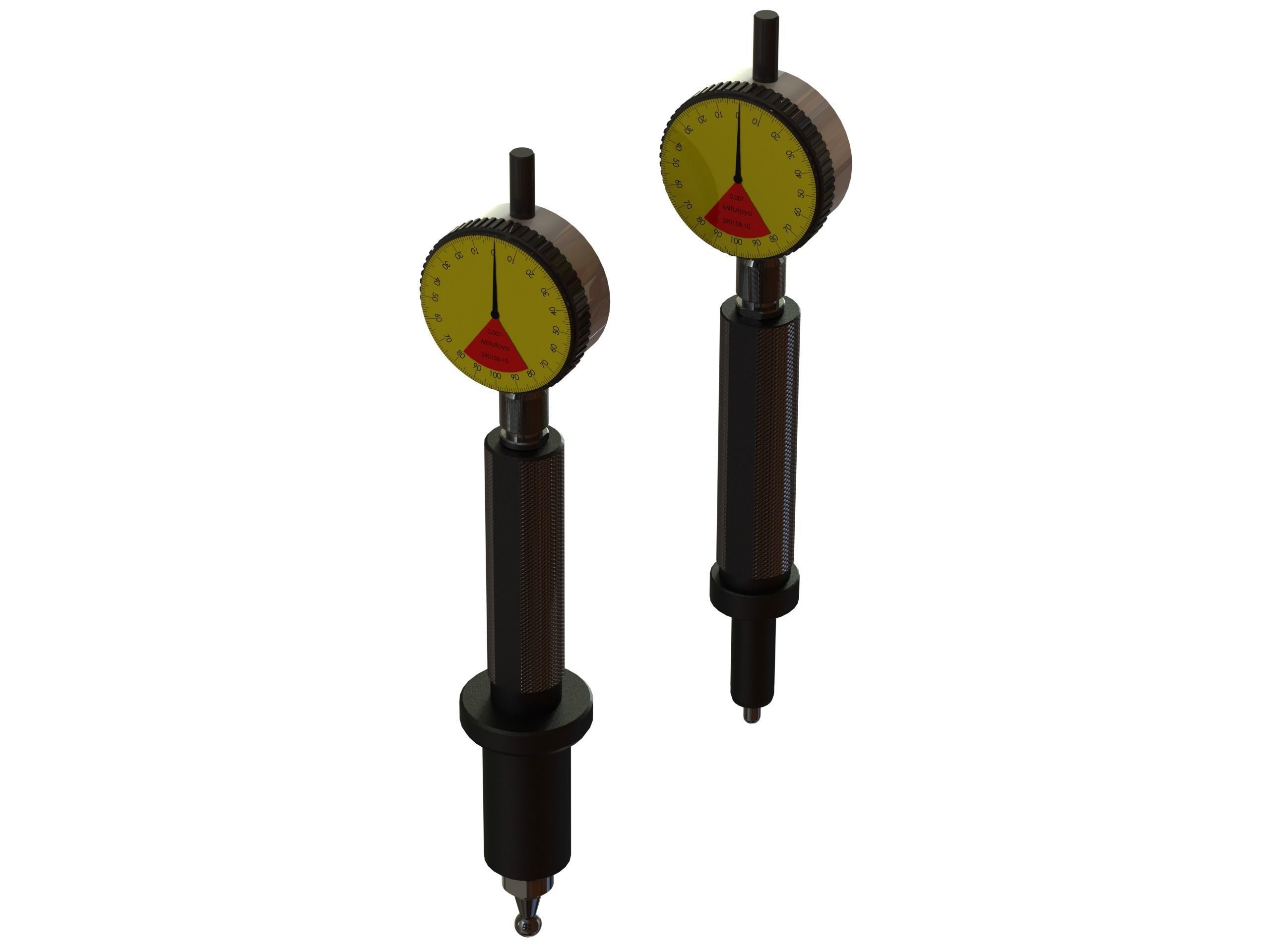 Hole Depth Gauge 3D model_2