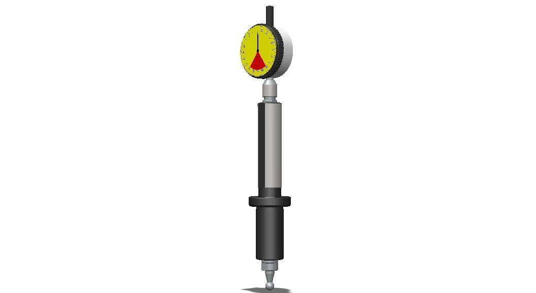 Hole Depth Gauge 3D model_38