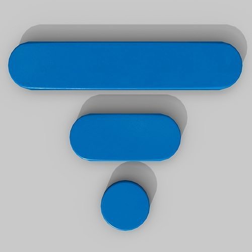 Sign Wifi Free low-poly 3D model